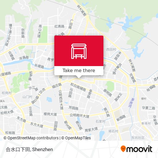 合水口下田 map