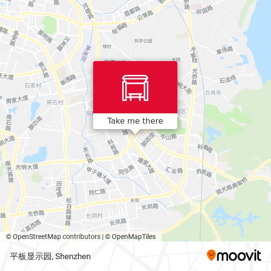 平板显示园 map