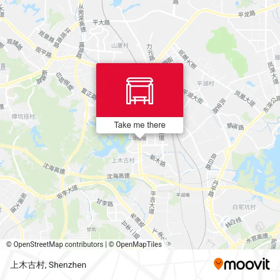 上木古村 map
