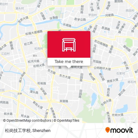 松岗技工学校 map