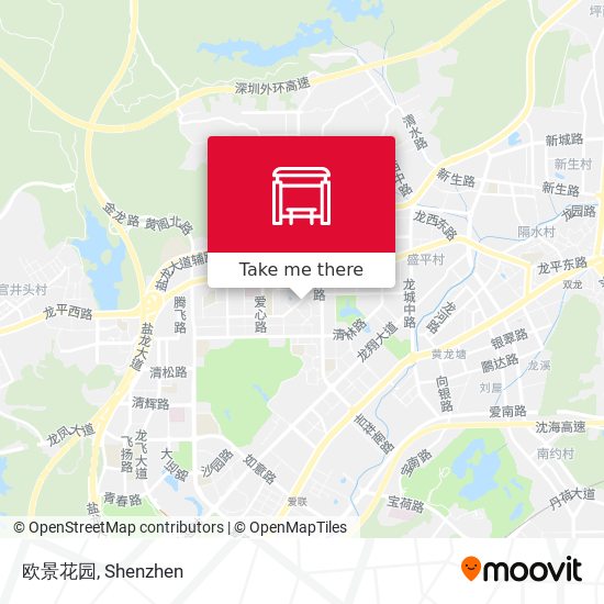 欧景花园 map