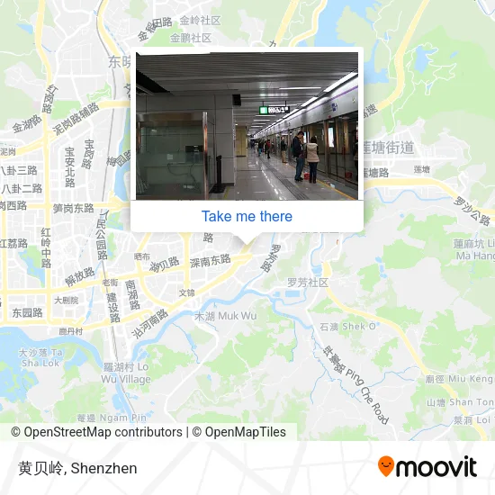 黄贝岭 map