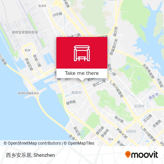 西乡安乐居 map