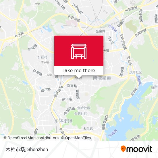 木棉市场 map
