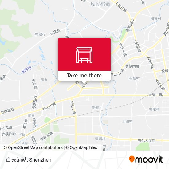 白云油站 map
