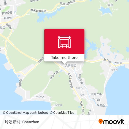 岭澳新村 map