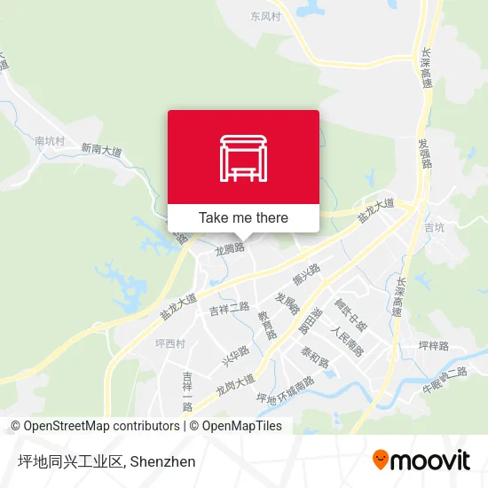 坪地同兴工业区 map