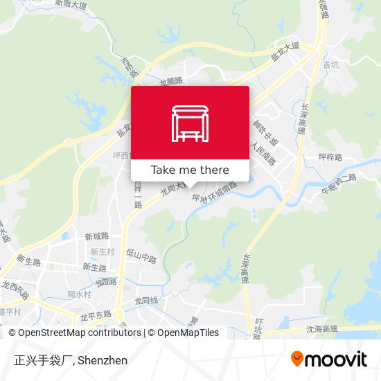 正兴手袋厂 map