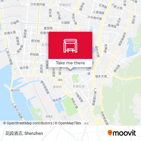 花园酒店 map