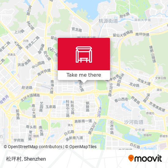 松坪村 map
