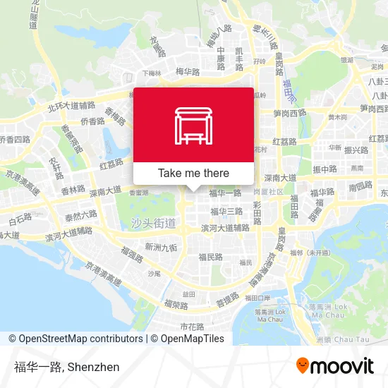 福华一路 map