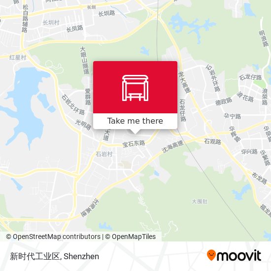 新时代工业区 map
