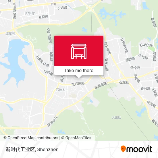 新时代工业区 map