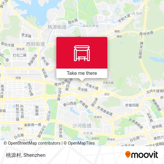 桃源村 map
