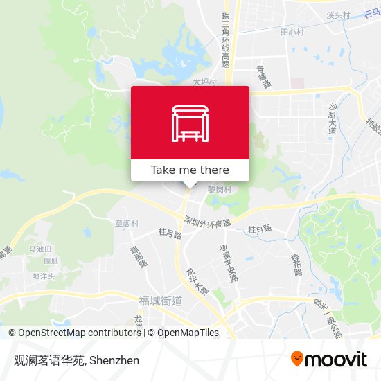 观澜茗语华苑 map