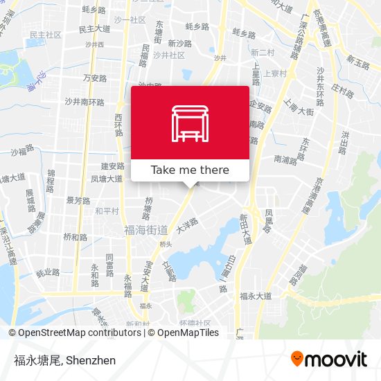 福永塘尾 map