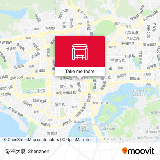 彩福大厦 map