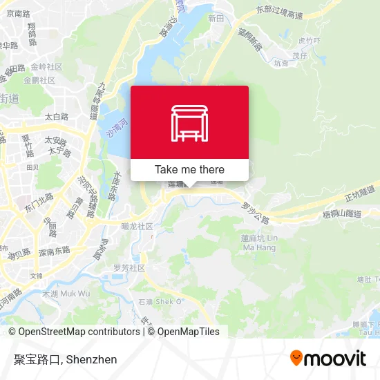 聚宝路口 map