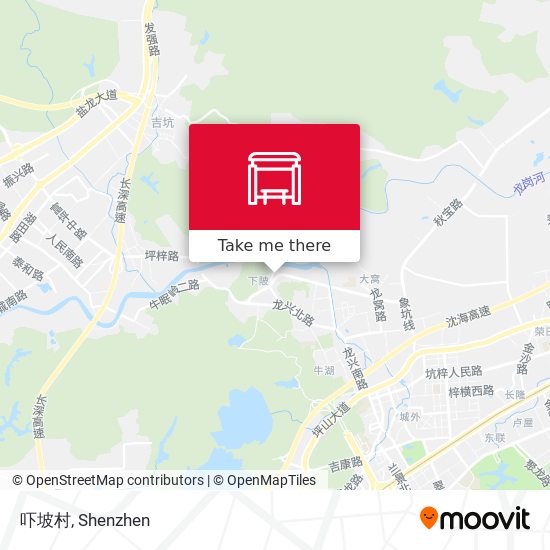 吓坡村 map