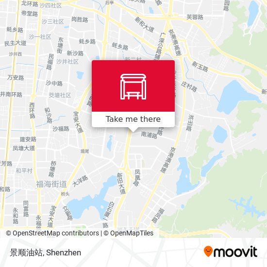 景顺油站 map