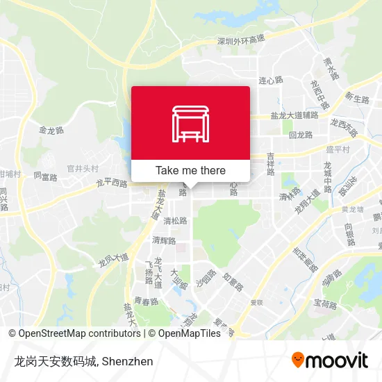 龙岗天安数码城 map