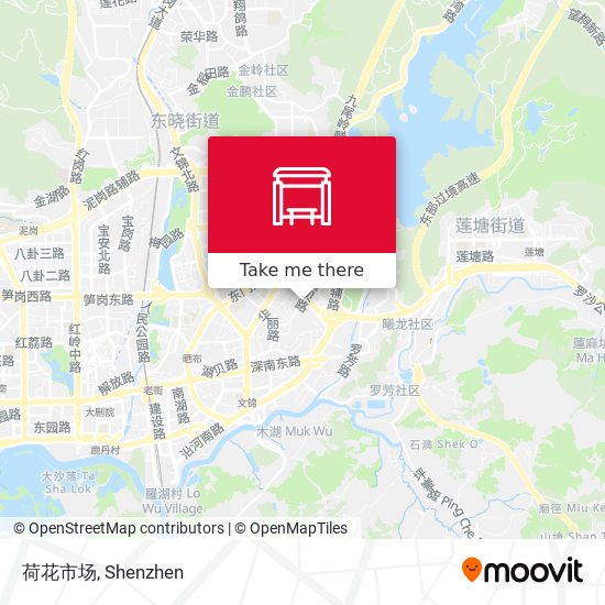 荷花市场 map
