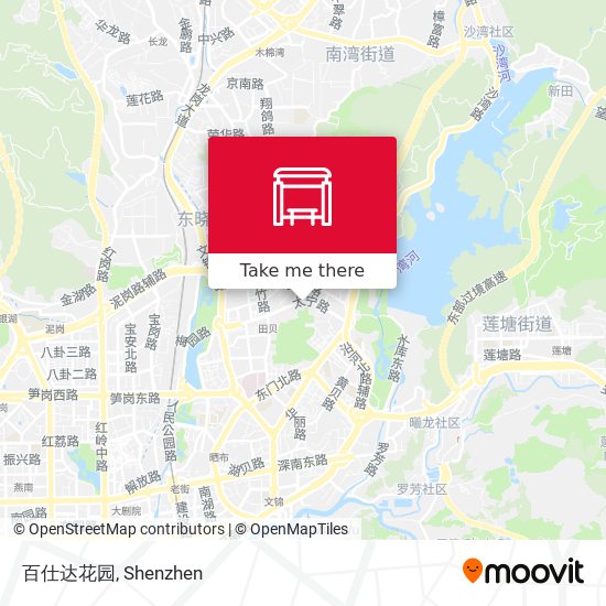 百仕达花园 map