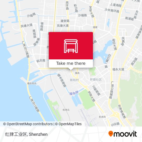 红牌工业区 map