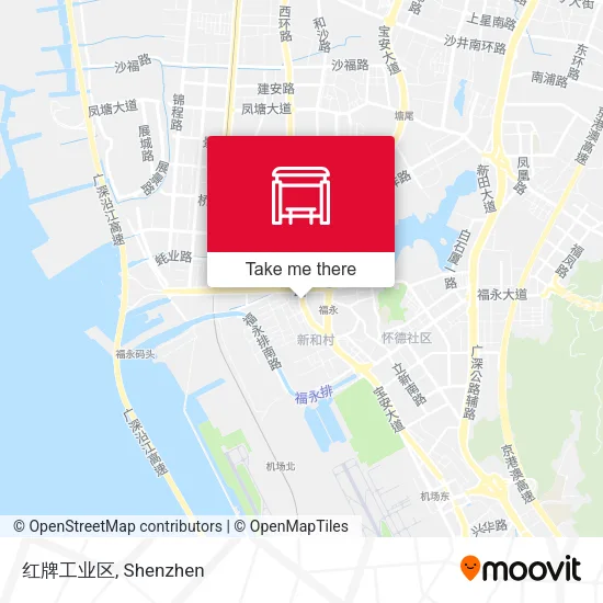 红牌工业区 map