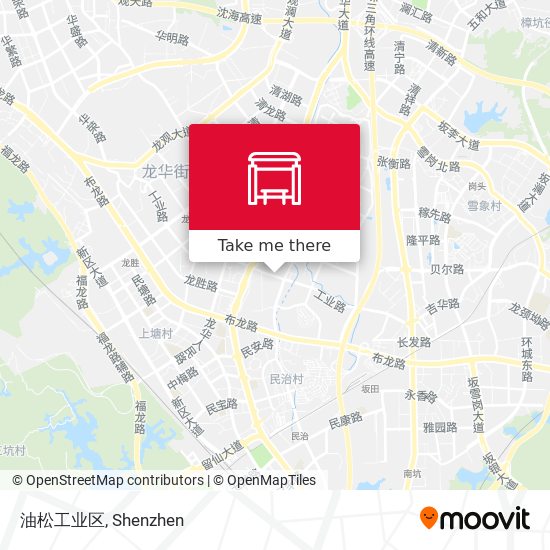 油松工业区 map