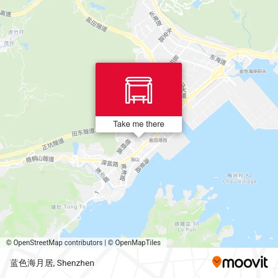 蓝色海月居 map