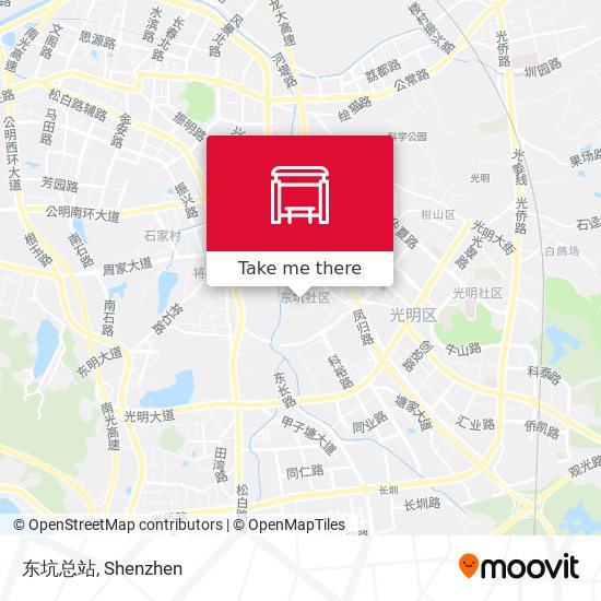 东坑总站 map