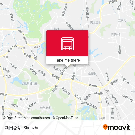 新田总站 map