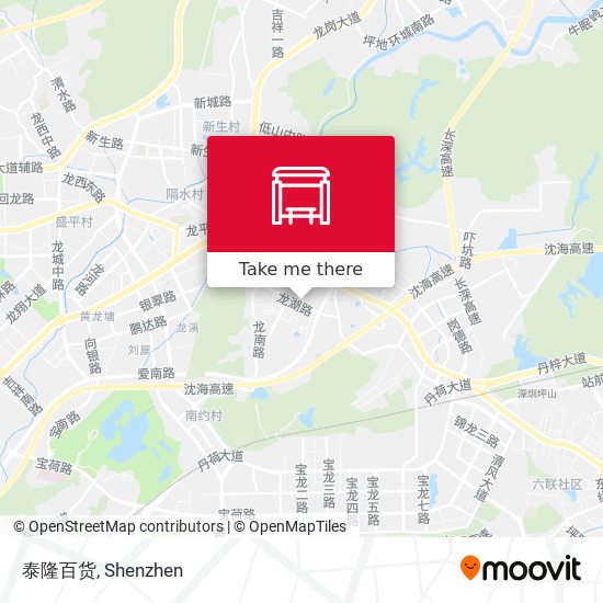 泰隆百货 map