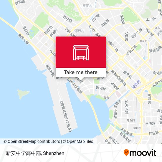 新安中学高中部 map
