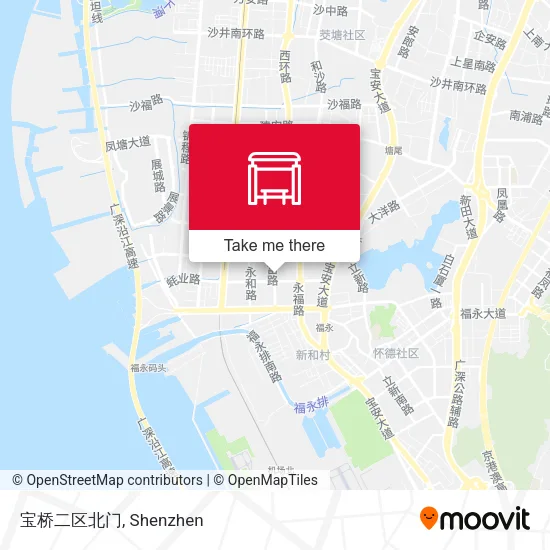 宝桥二区北门 map