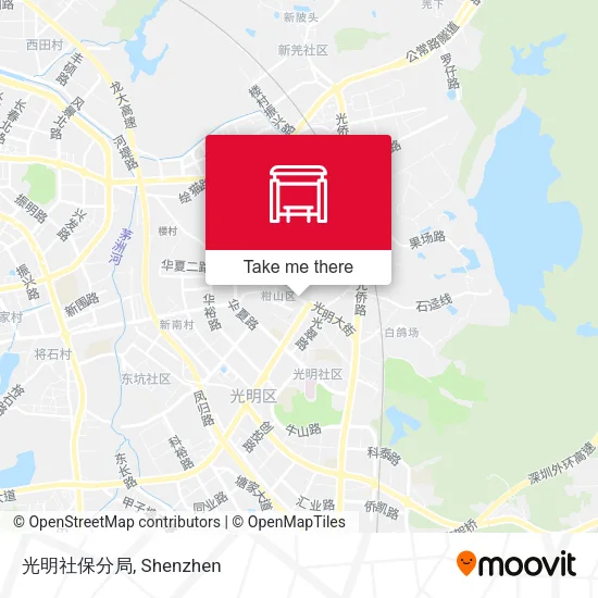 光明社保分局 map