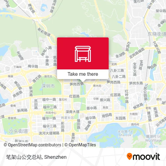 笔架山公交总站 map