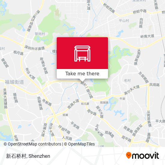 新石桥村 map