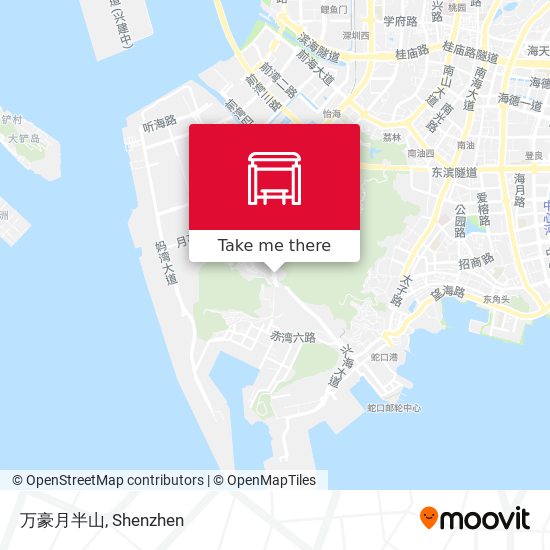 万豪月半山 map