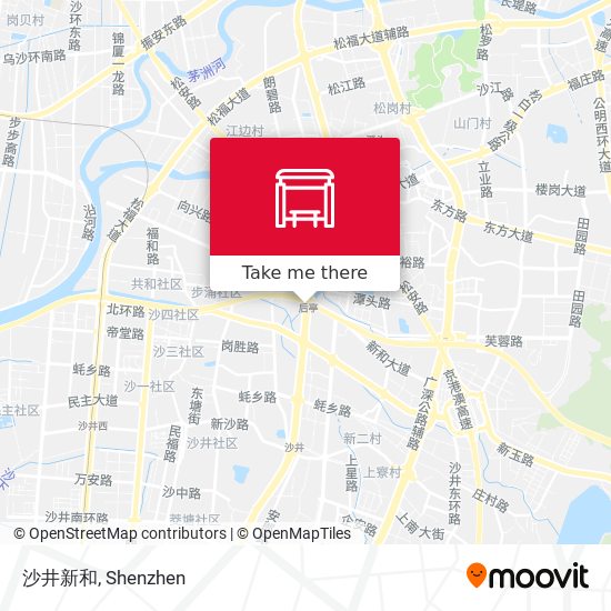 沙井新和 map