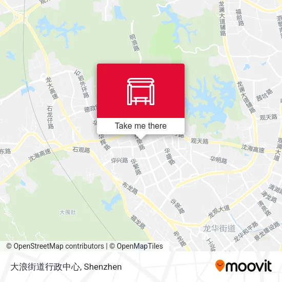 大浪街道行政中心 map