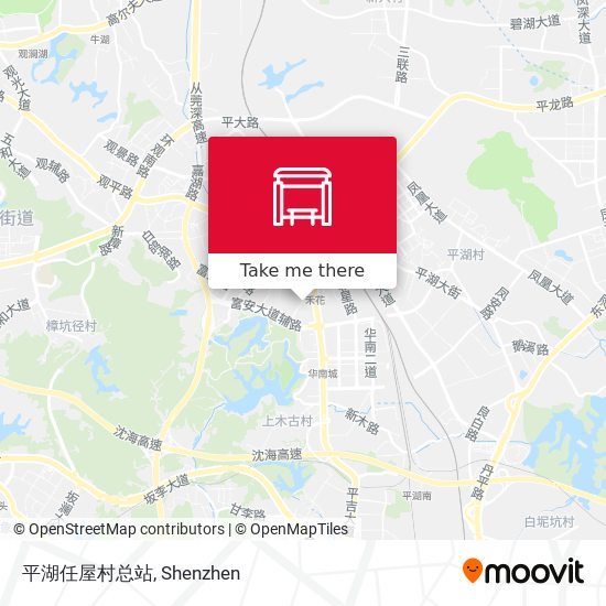 平湖任屋村总站 map