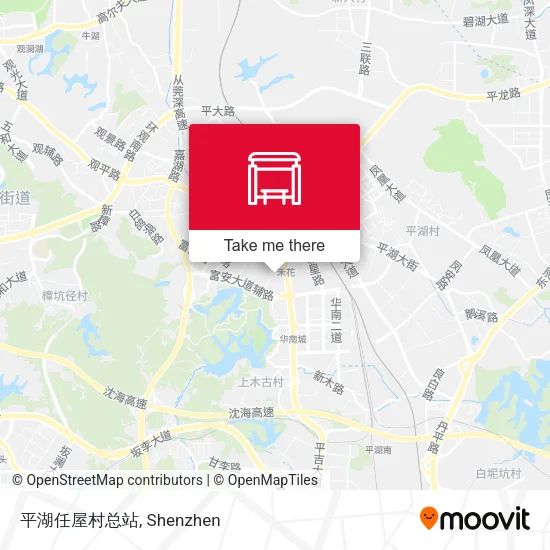 平湖任屋村总站 map