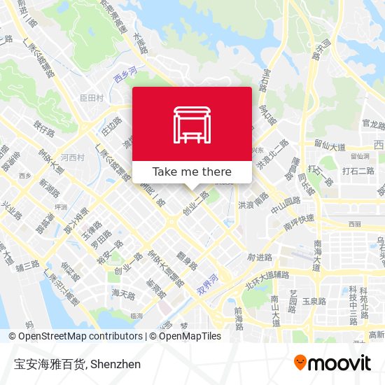 宝安海雅百货 map