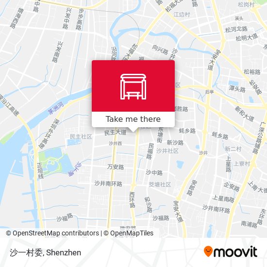 沙一村委 map