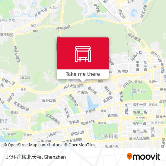 北环香梅北天桥 map