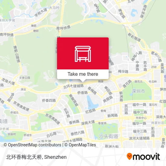 北环香梅北天桥 map