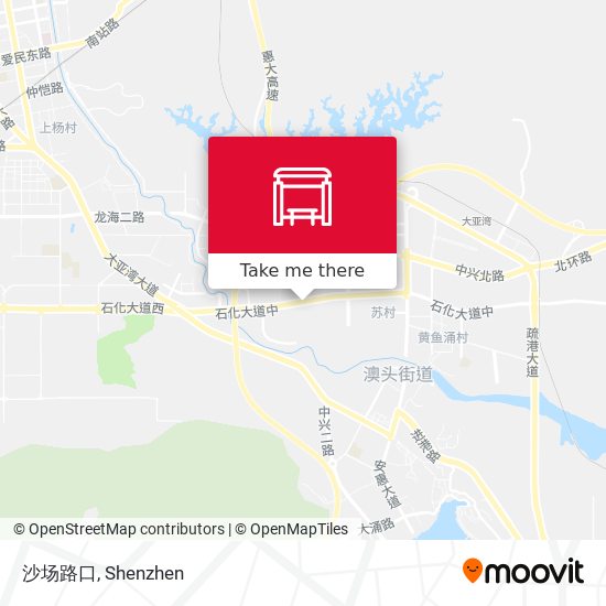 沙场路口 map