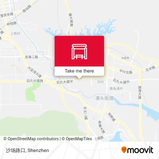 沙场路口 map